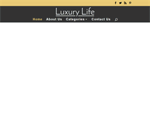 Tablet Screenshot of luxurylife.net